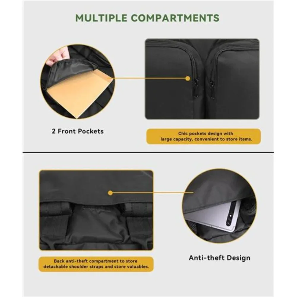 Carry on Backpack for Men Flight Approved 16.5x13x5.9(40L), Frontier Airlines